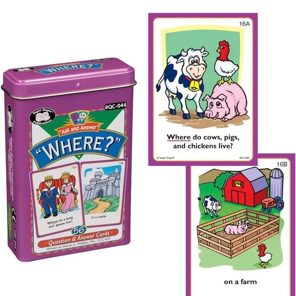 NIB Super Duper Publications "WH" Question Collection 5 Sets of Cards,Ed Resorce - Picture 8 of 12